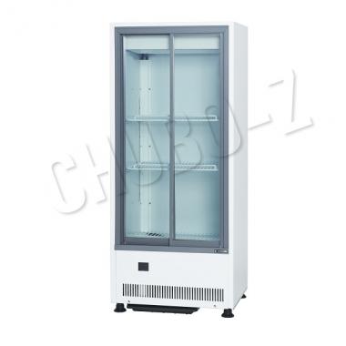 サンデン MUS-0614X|スライド扉・薄型・450mm以下|小型冷蔵ショー