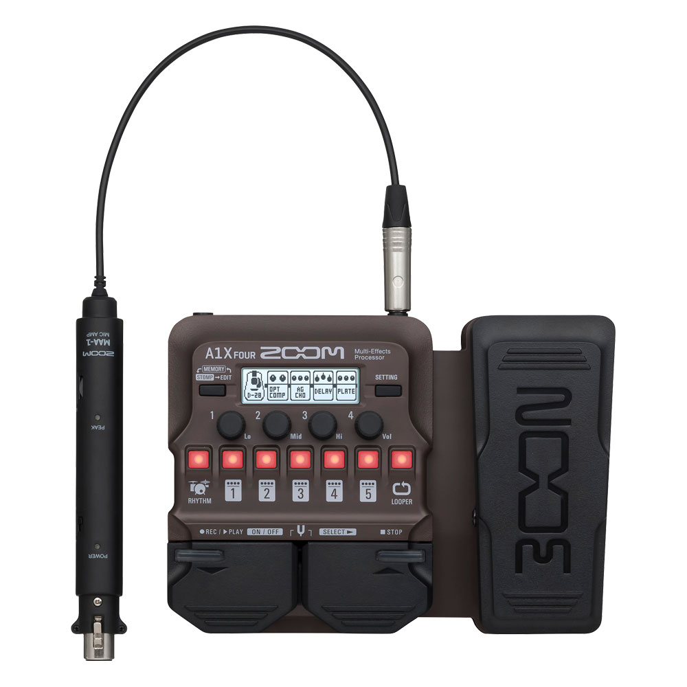 ZOOM A1X FOUR アコースティック楽器用 マルチエフェクター(ズーム