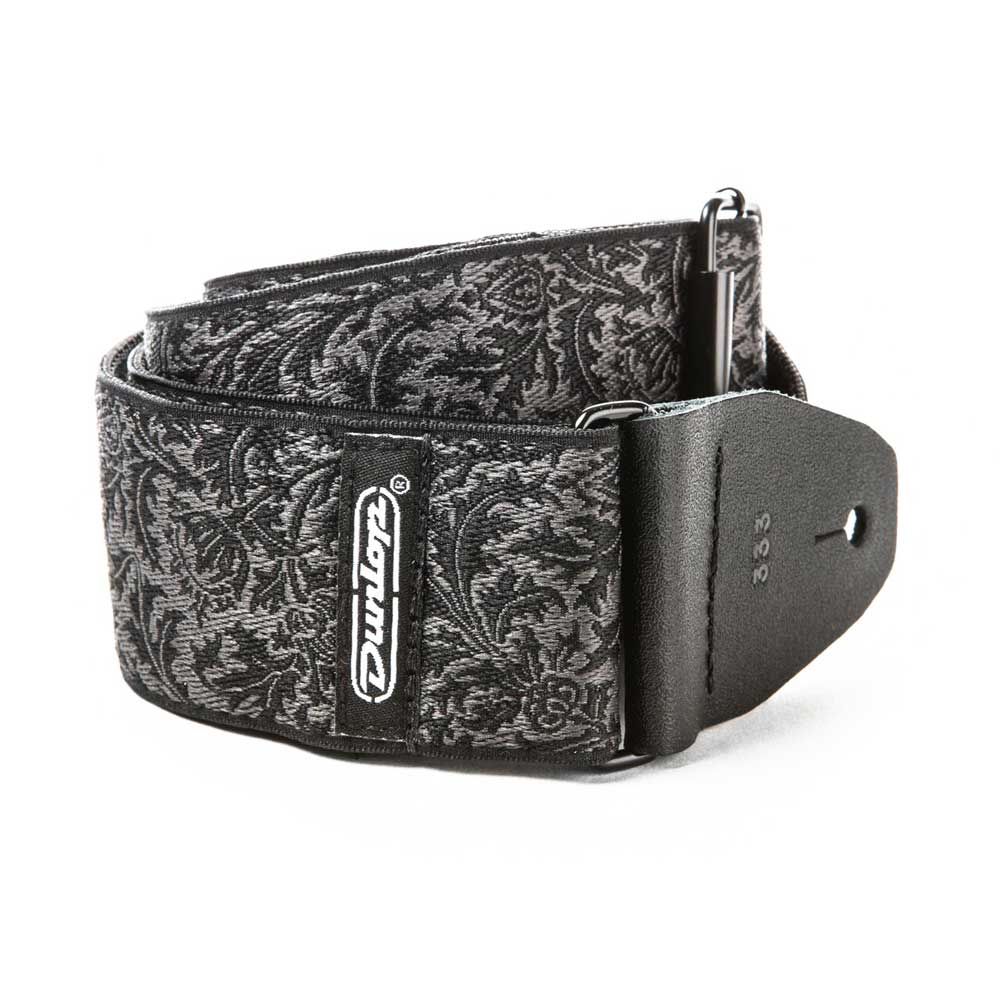 JIM DUNLOP D67-14 JACQUARD BLACK THISTLE STRAP ギターストラップ