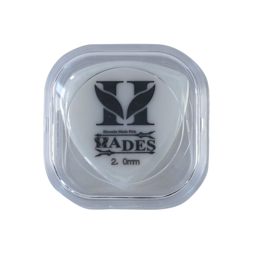HADES Tricolor Edge 2.0mm ジルコニアセラミック ギターピック(人工