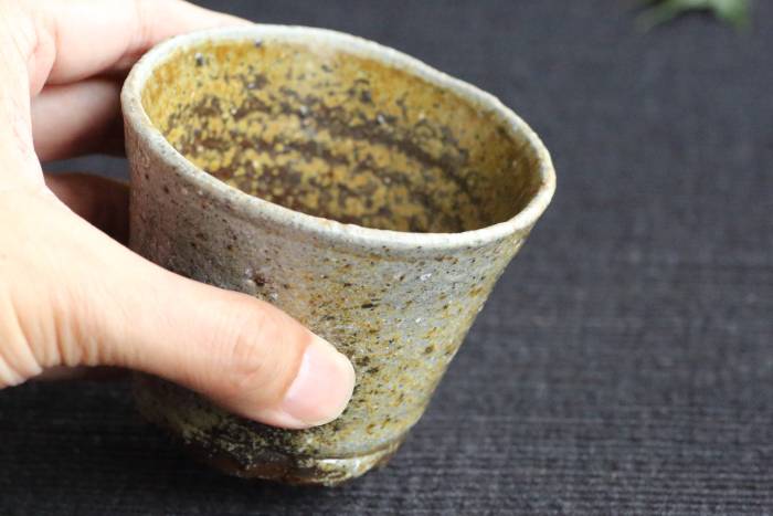 森本良信 備前焼 穴窯焼成 湯のみ 焼酎カップ コーヒーカップ 猪口 小鉢