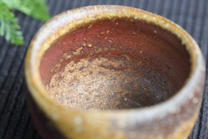 金重晃介 備前ぐい吞み 酒呑 薪窯焼成酒器 備前焼ぐいのみ