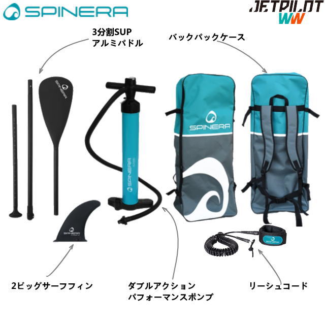 20253-Teal 【SUPボード/SPINERA 】SPINERA SUP LETS PADDLE 10'4