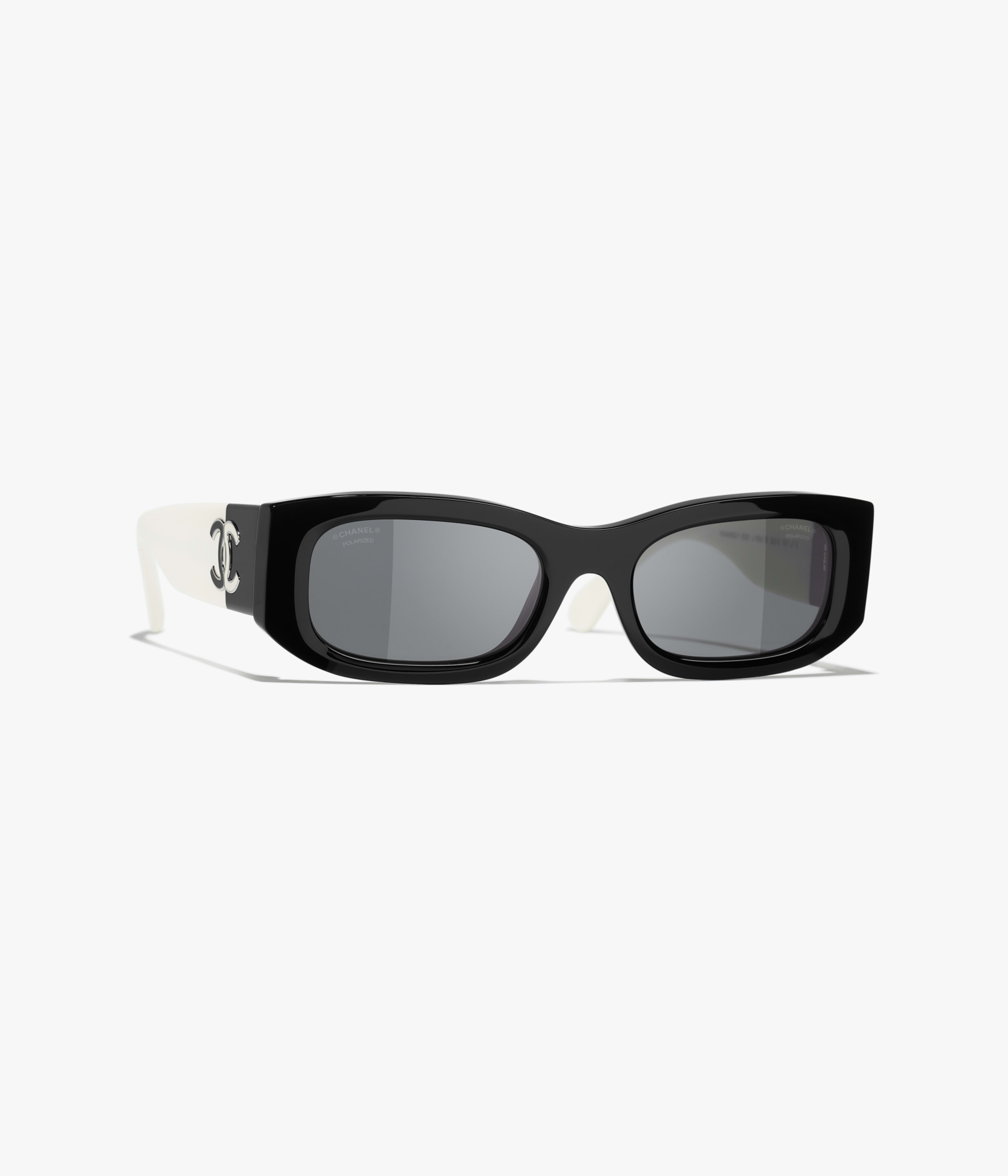 CHANEL Sunglasses: Rectangle Sunglasses, acetate — Fashion | CHANEL