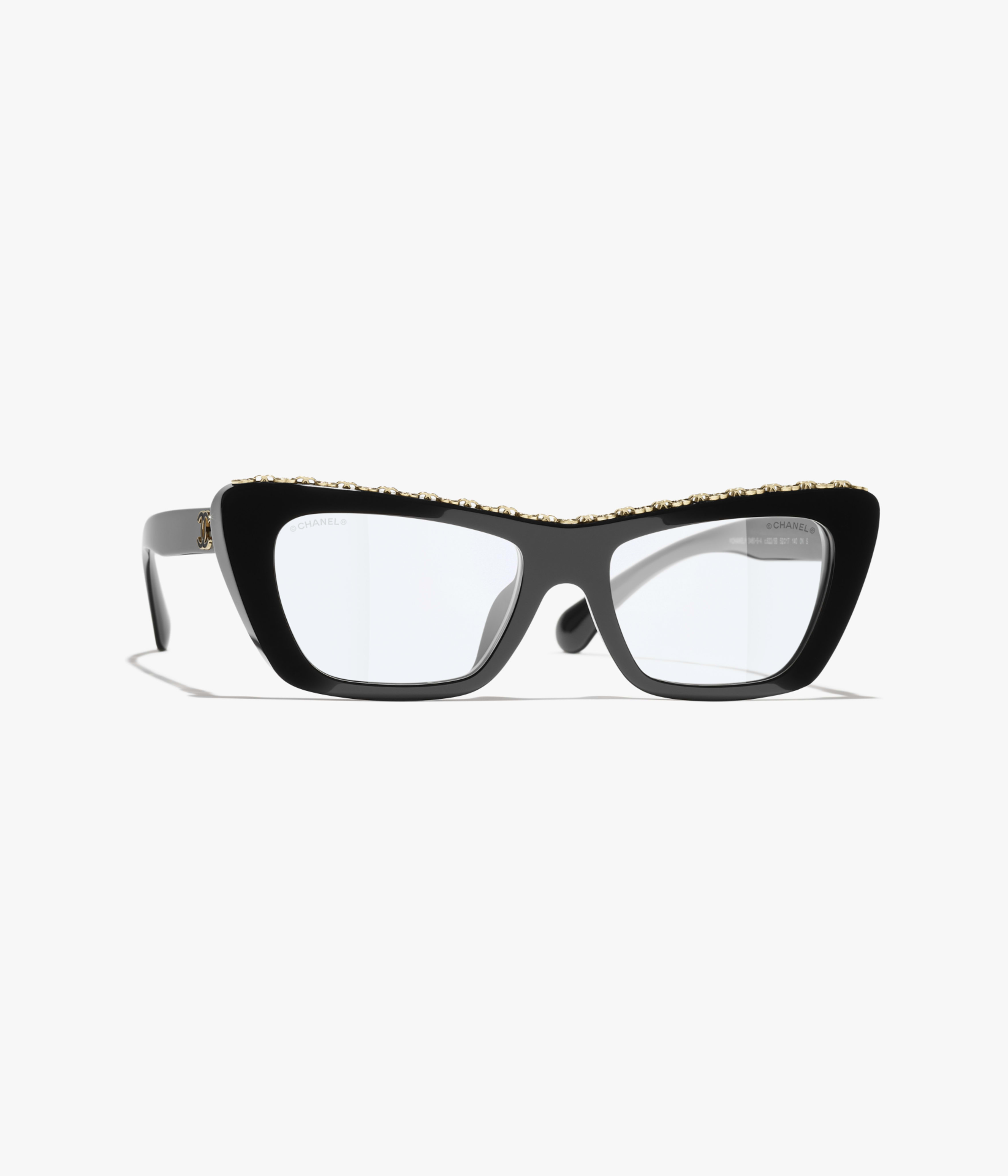 CHANEL Eyewear: バタフライ シェイプ ブルーライトカット グラス