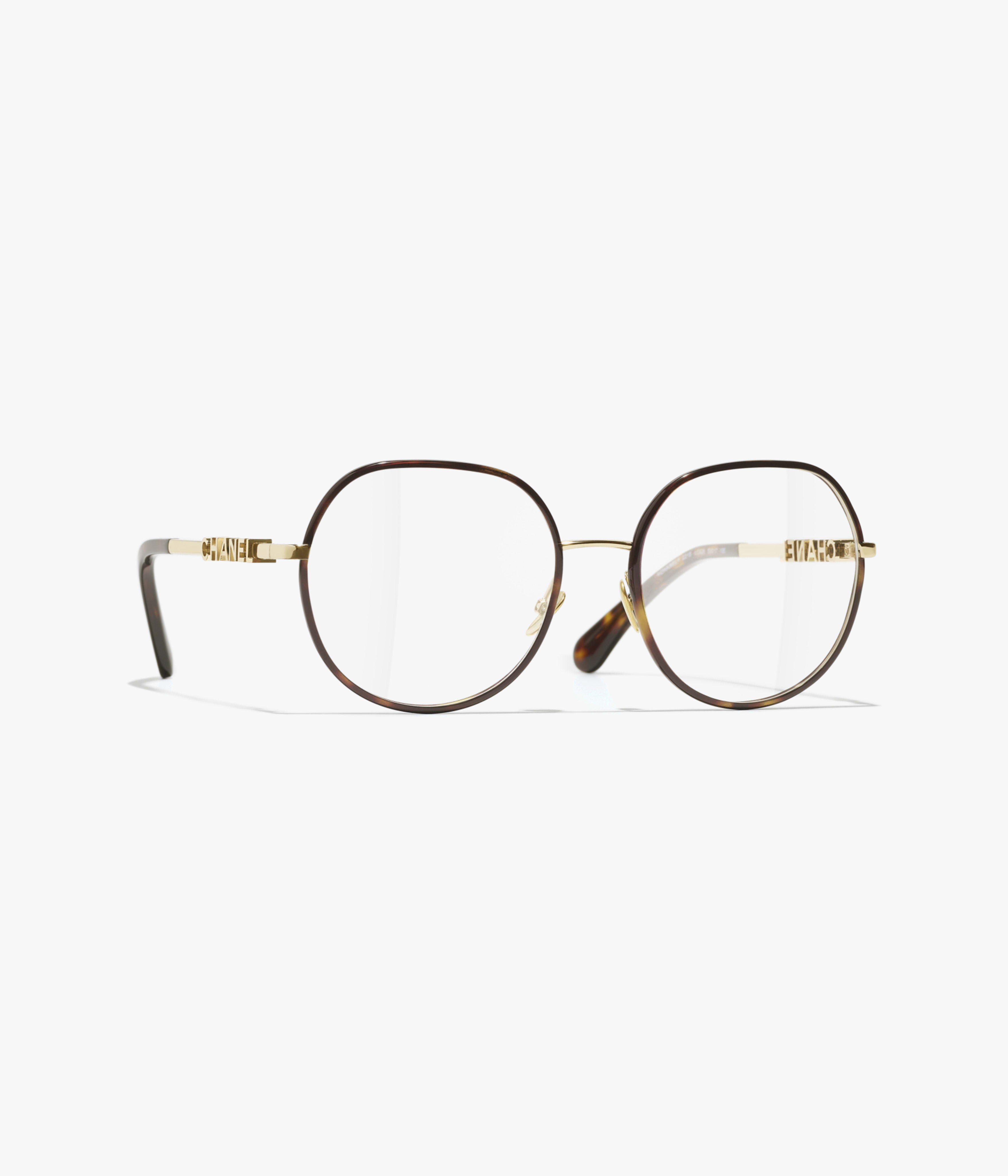 CHANEL Eyeglasses: Pantos Eyeglasses, metal — Fashion | CHANEL