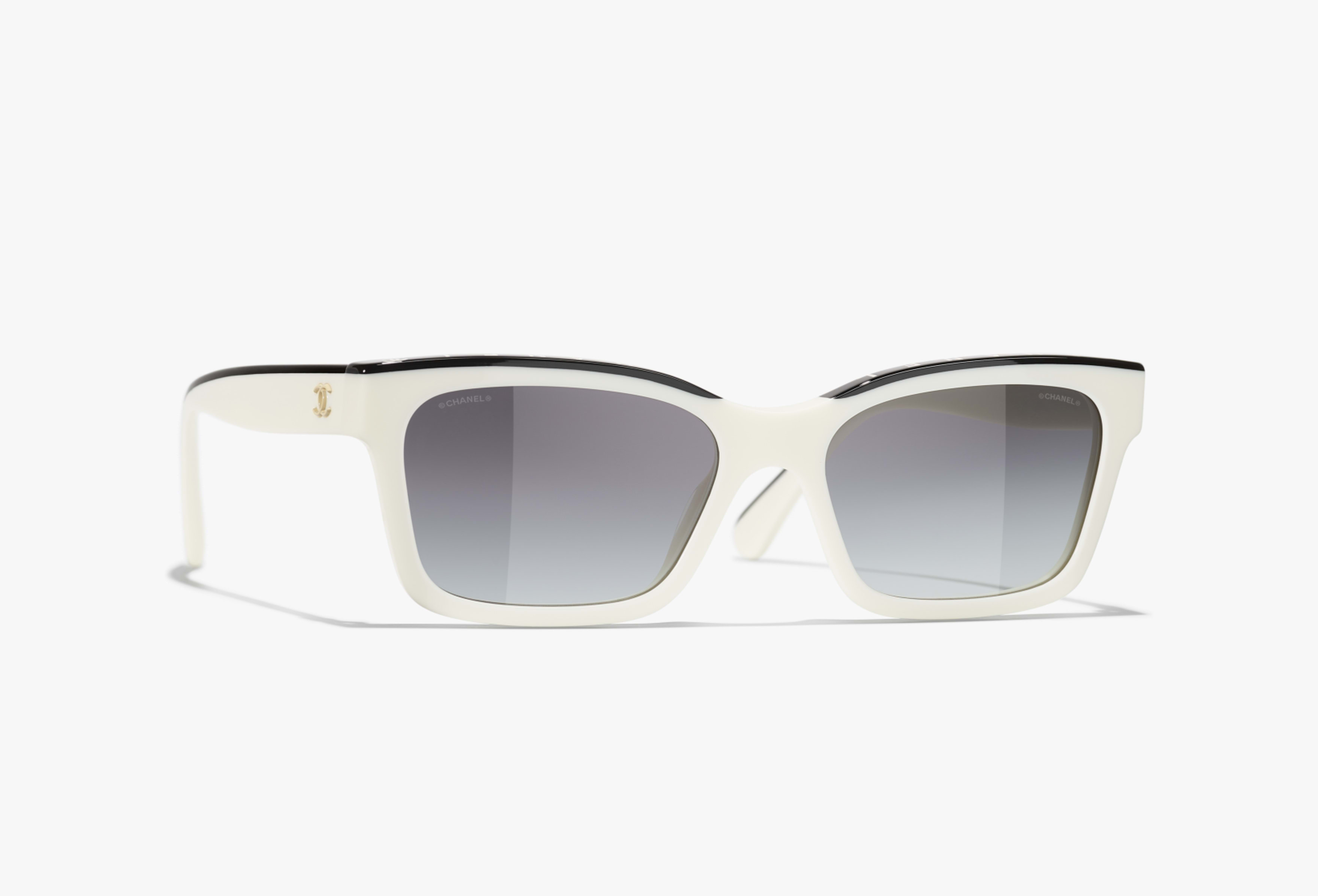 CHANEL Occhiali da sole: Occhiali quadrati da sole, acetato 5417