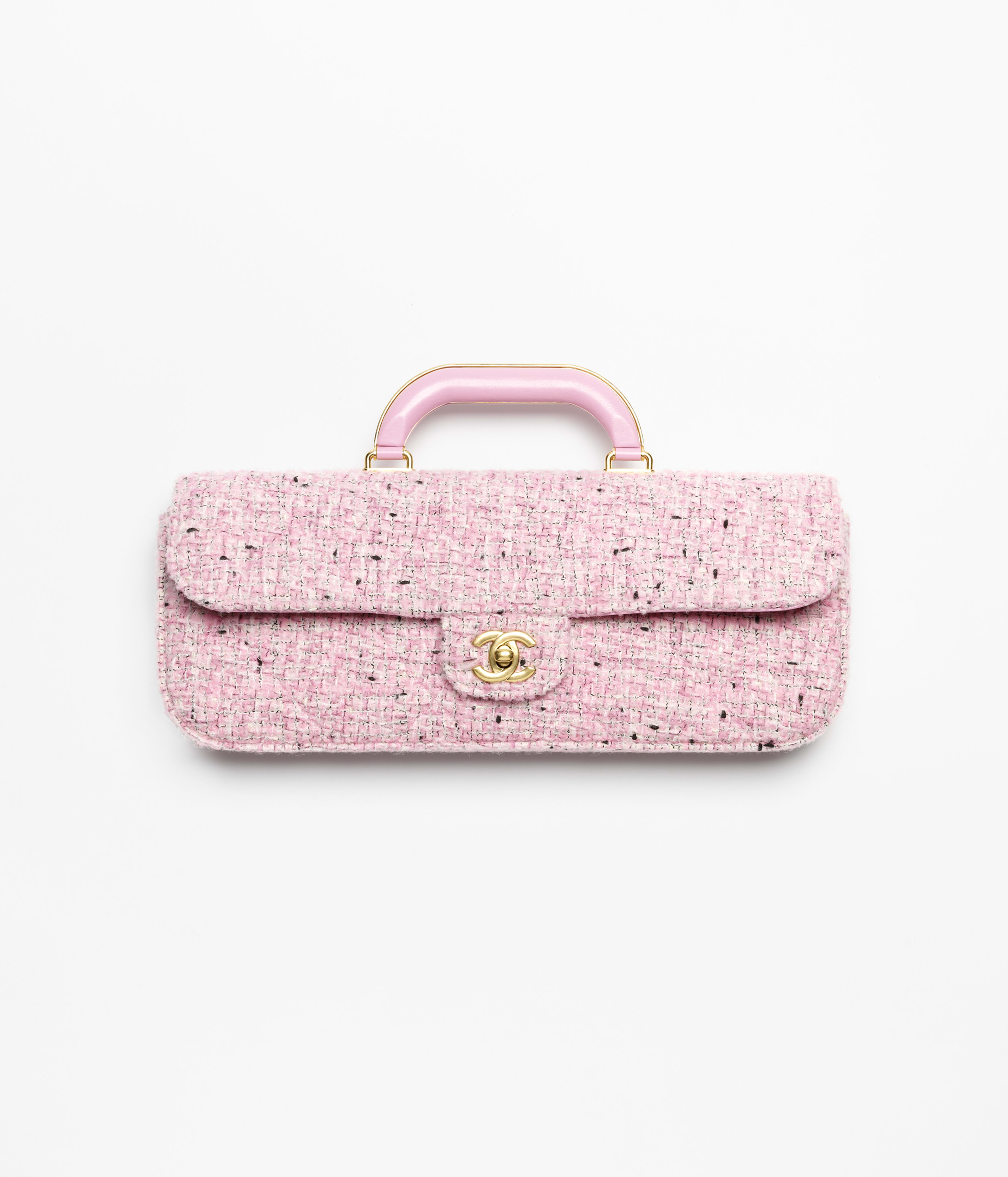 バレリーナ - ツイード & グログラン、ピンク、ブラック & ホワイト