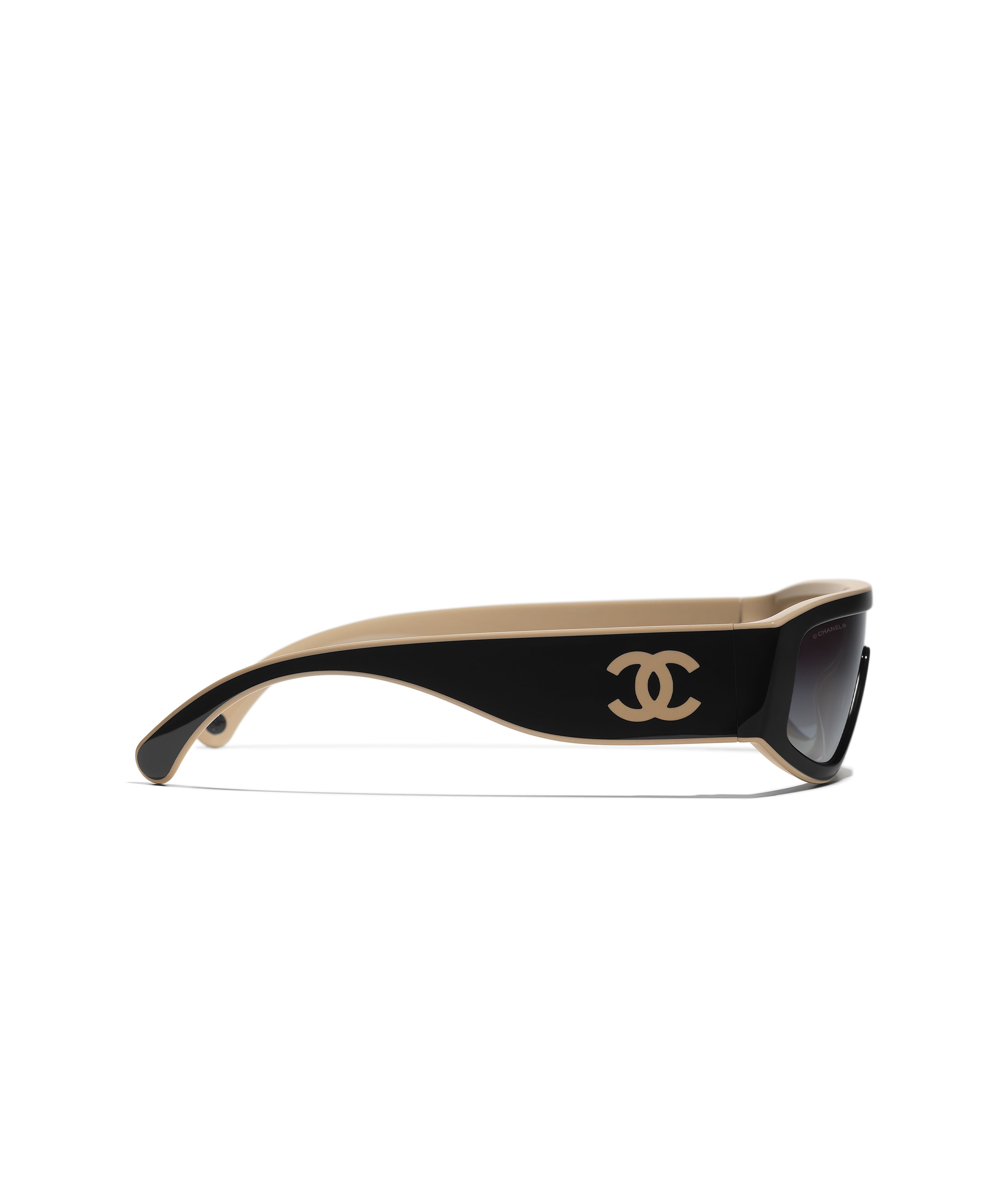 CHANEL Sunglasses: Shield Sunglasses, nylon — Fashion | CHANEL