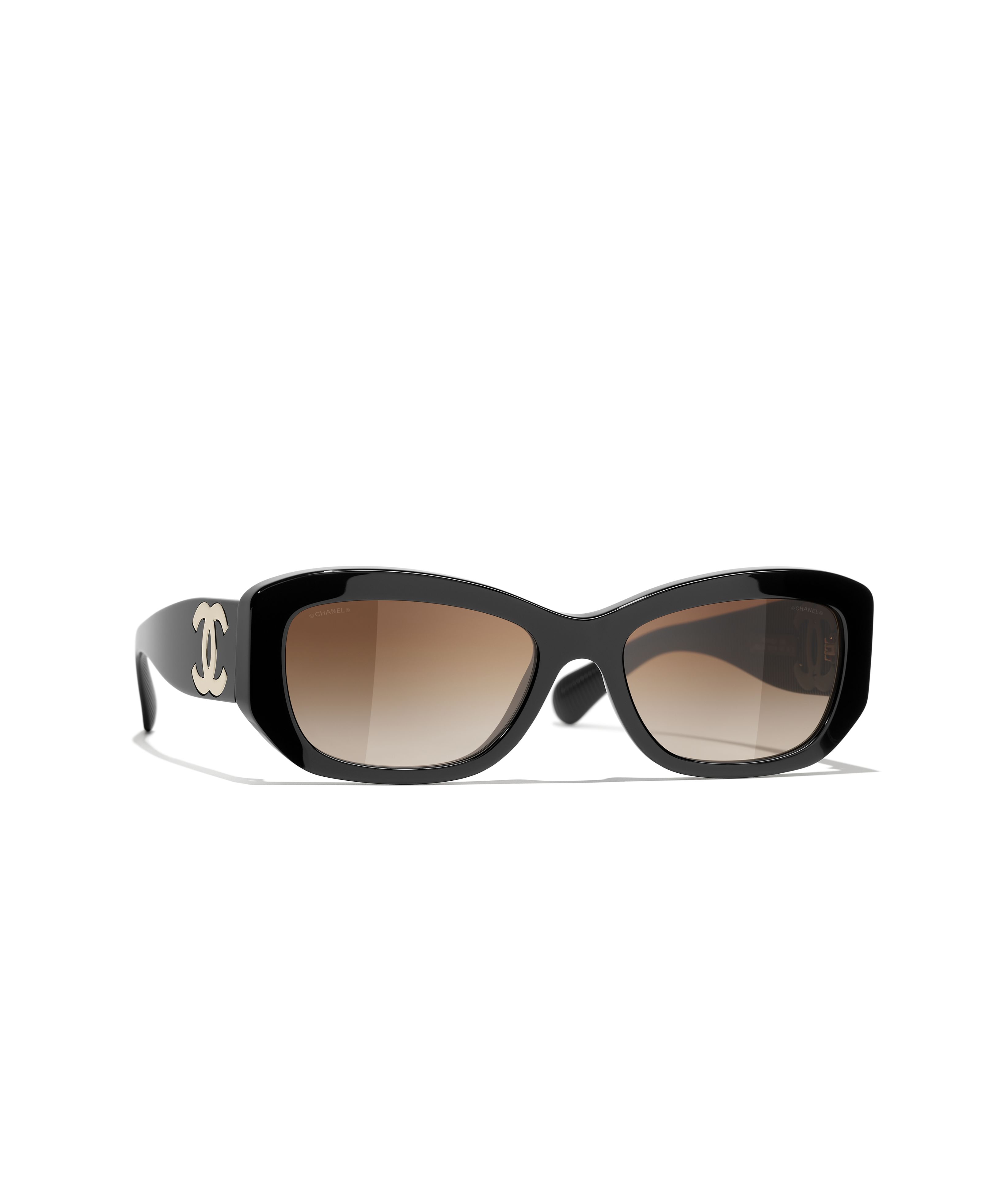 CHANEL Sunglasses: Rectangle Sunglasses, acetate — Fashion | CHANEL