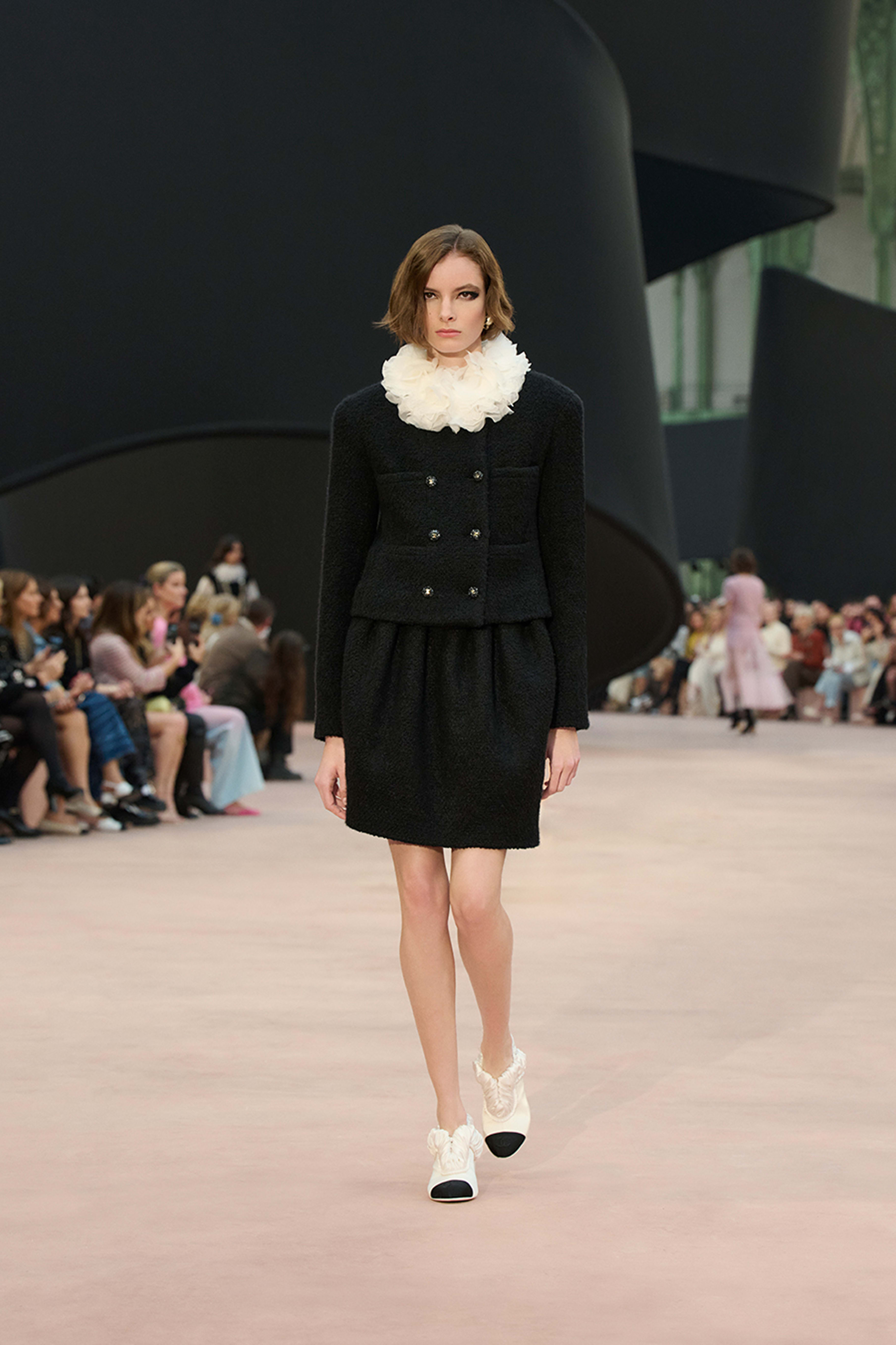 ジャケット - カシミヤ & ウール ツイード、ブラック — ファッション