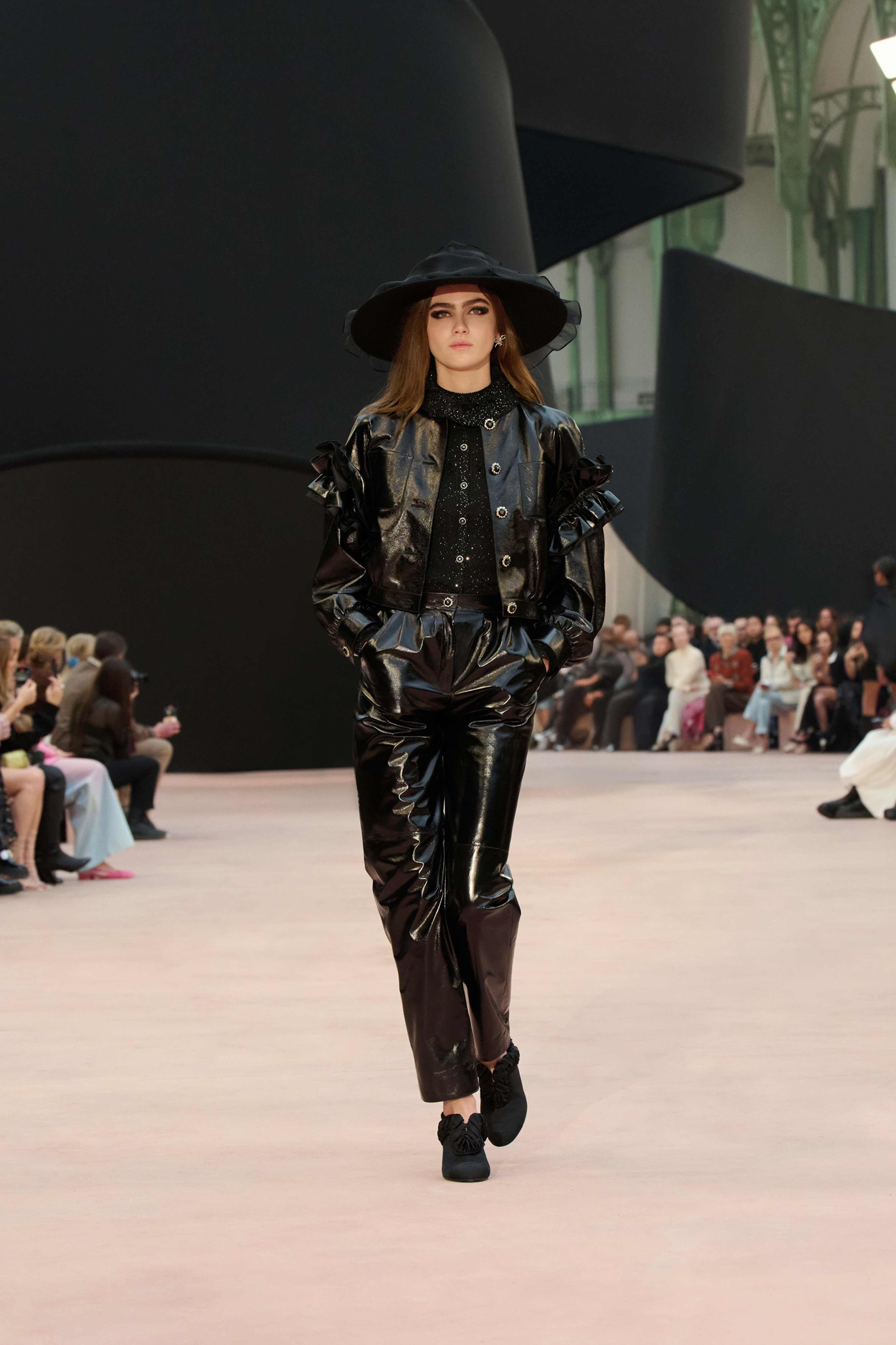 カーディガン - グリッター ミックス ファイバー、ブラック & シルバー