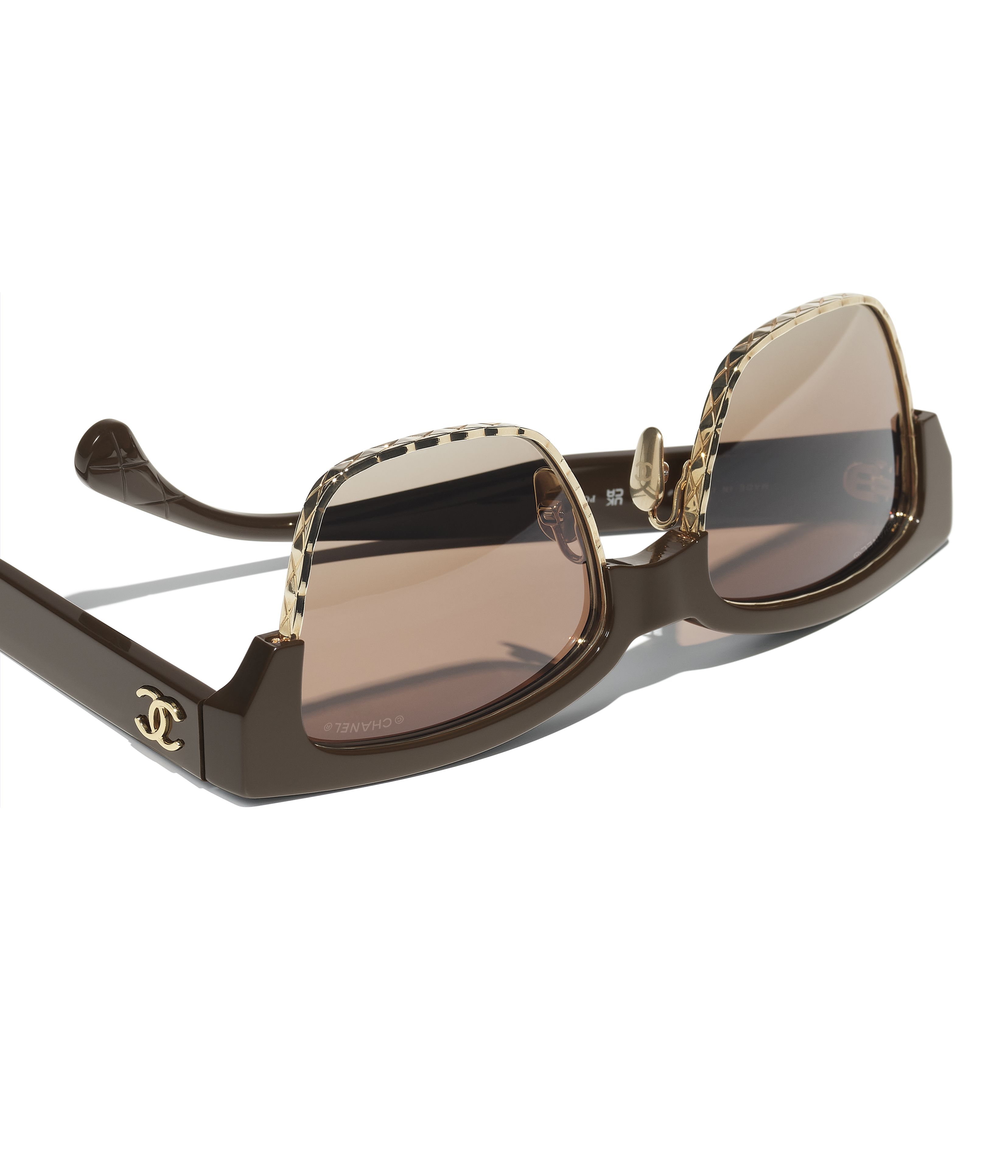 CHANEL Sunglasses: Cat Eye Sunglasses, acetate & metal — Fashion