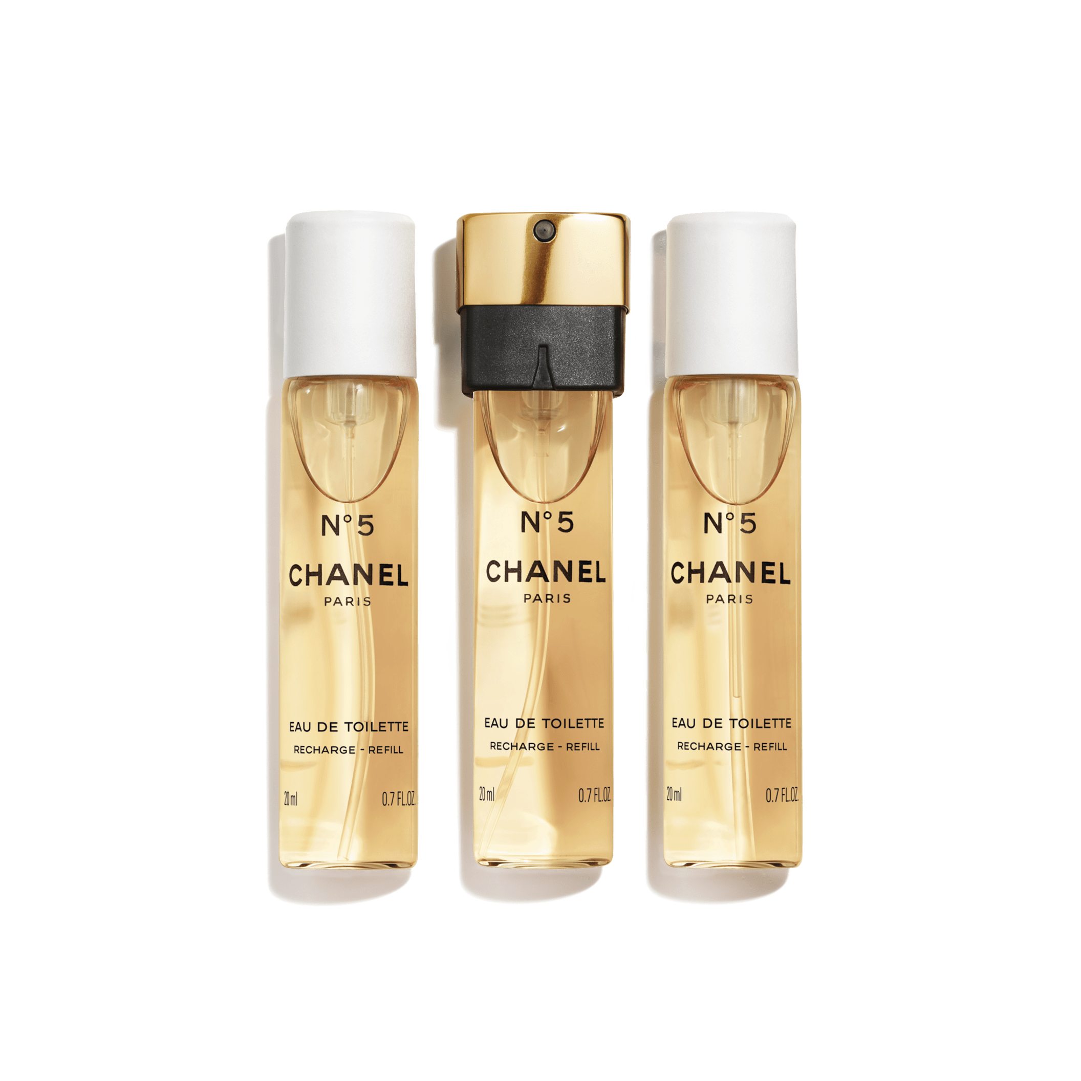 N°5 Eau de Toilette Twist and Spray (EDT) - 3x0.7 FL. OZ. | CHANEL