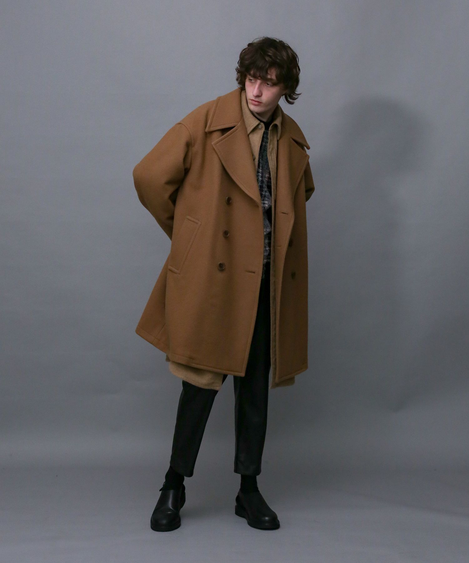 Iroquois - MELTON OVERSIZE P-COAT / メルトン オーバーサイズ コート