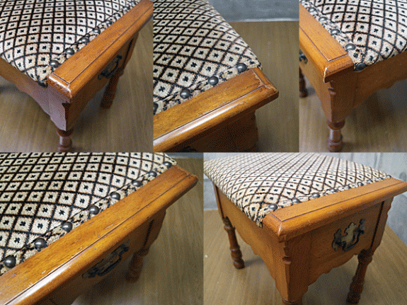 横浜ダニエル】DANIEL 最高級 スツールボックス 収納付き 椅子 出張