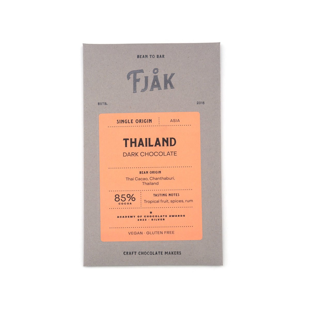 Fjak Tanzania 75% Single Origin Dark Chocolate Bar - 60g – Chocosphere