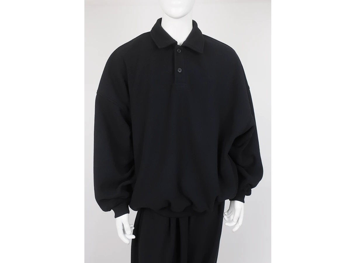 COOTIE PRODUCTIONS】Fleece Sweat Polo Shirt フリーススウェット