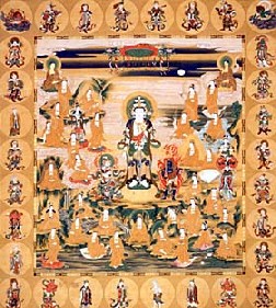 絹本着色 観世音菩薩三十三身曼荼羅 1幅 | 平塚市