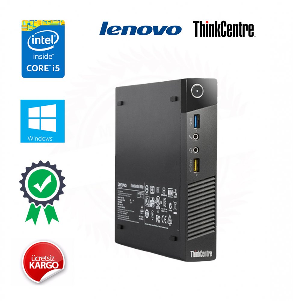 Lenovo Thinkcentre M93P Intel Core İ5-4590T 8GB 256GB SSD Mini Pc