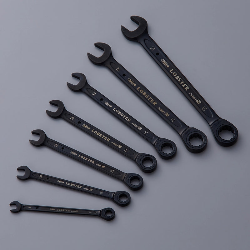 ロブテックス J-CRAFT99 ブラックラチェットコンビネーションレンチ