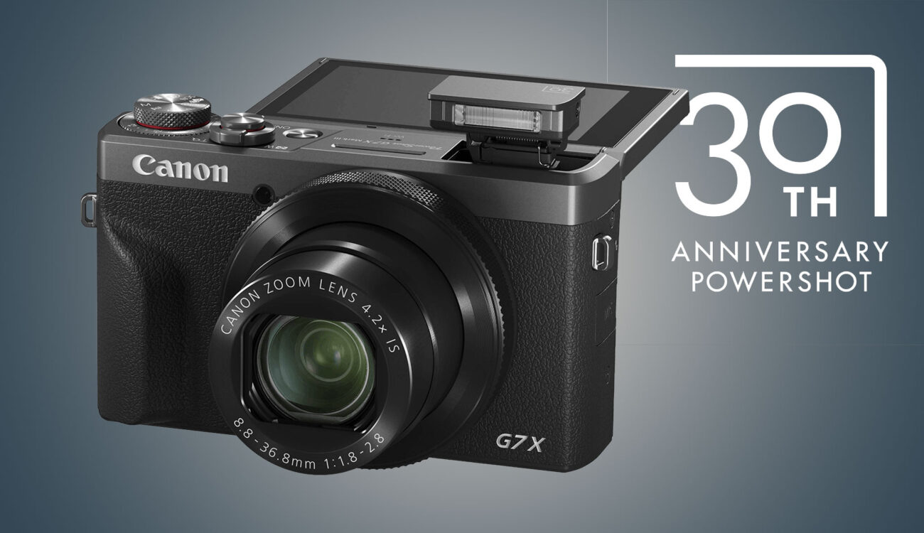 キヤノンが、PowerShotシリーズ30周年を記念した限定版PowerShot G7 X