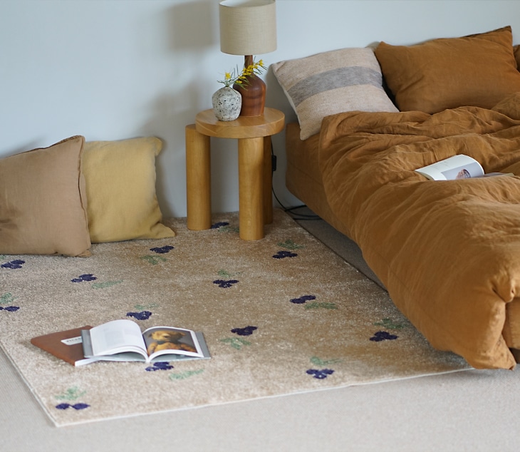 モチーフラグ ブルーベリー (185×185cm) | cucan ネットショップ