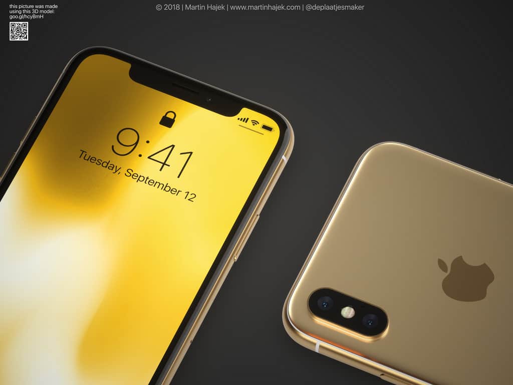 Gold iPhone X mockup looks absolutely stunning | Cult of Mac