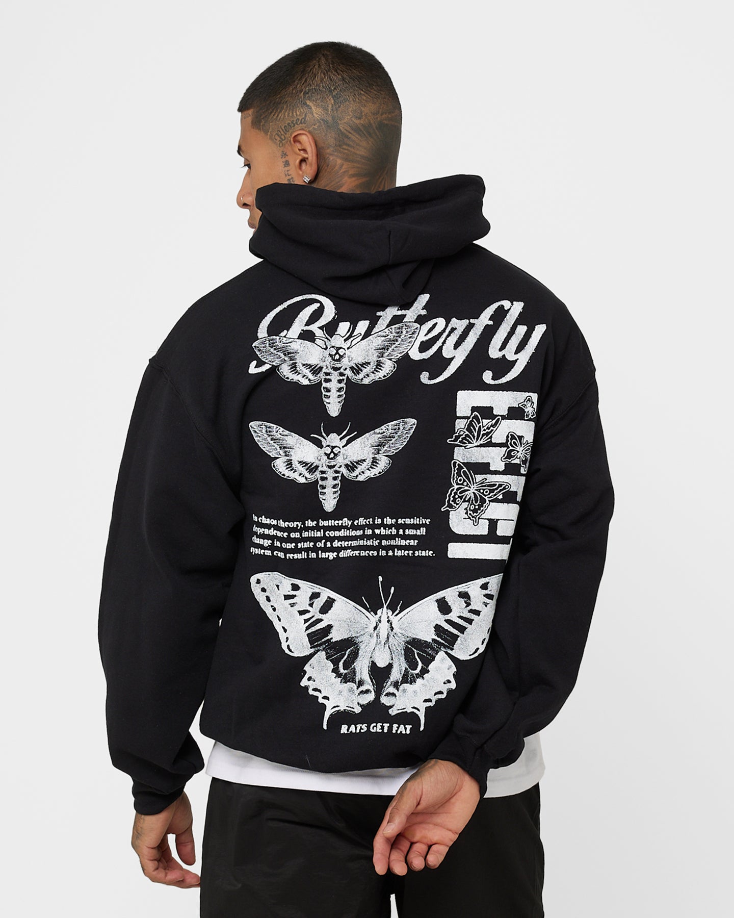 Rats Get Fat Butterfly Effect Hoodie Black | Culture Kings US