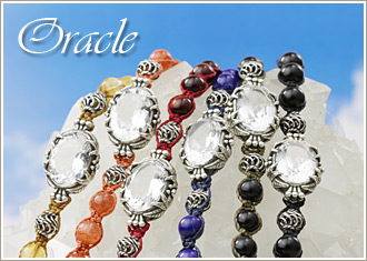 ネオタキオン[恋愛成就]水晶&アメジストブレスレット{2・4月誕生石