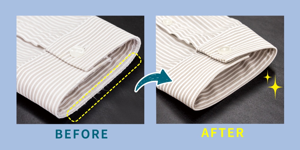 Shirt] シャツのお直し〈袖丈・着丈〉 | フォルムアイ | クリスタ長堀