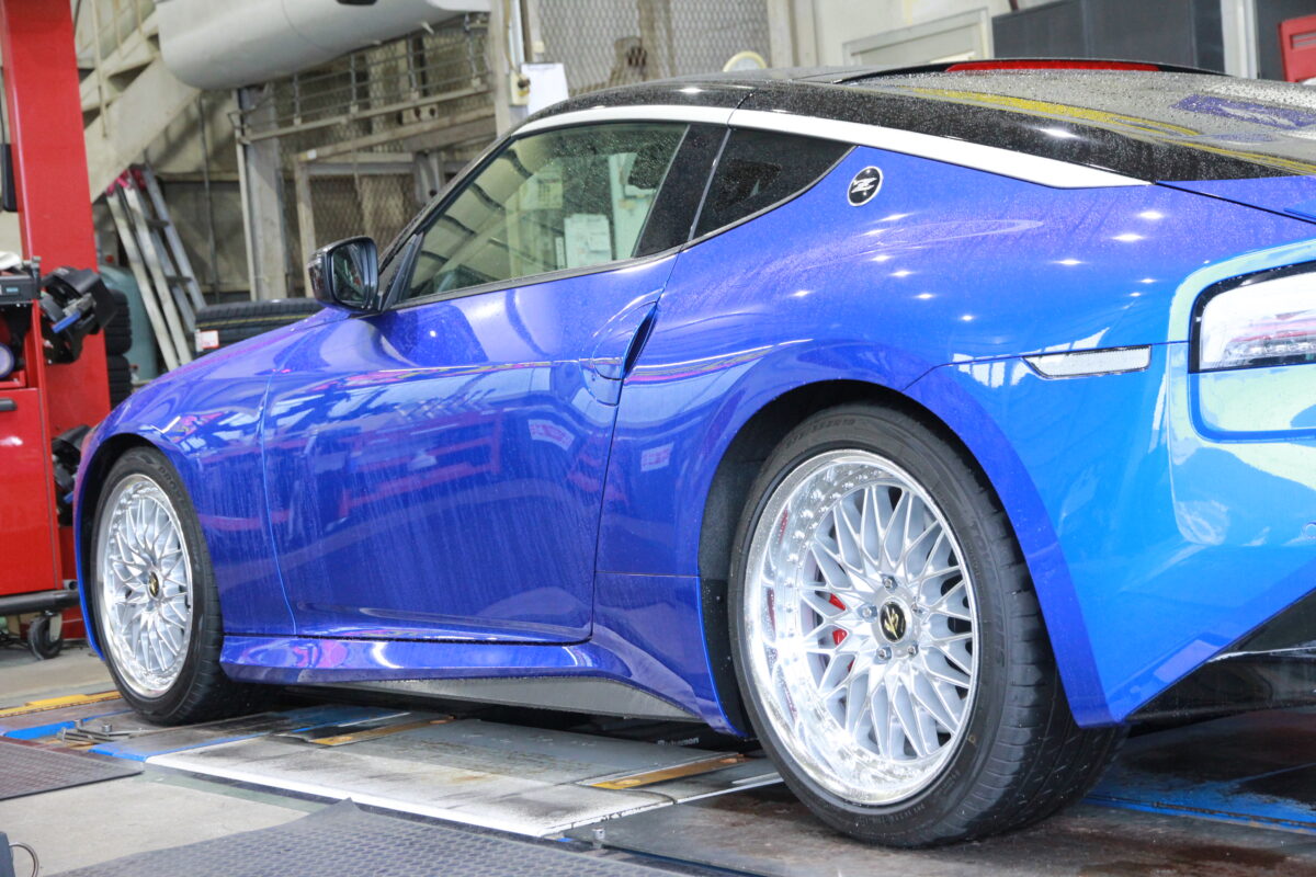 フェアレディ（RZ34）をHKS ハイパーマックスSでローダウン！！ | 知立