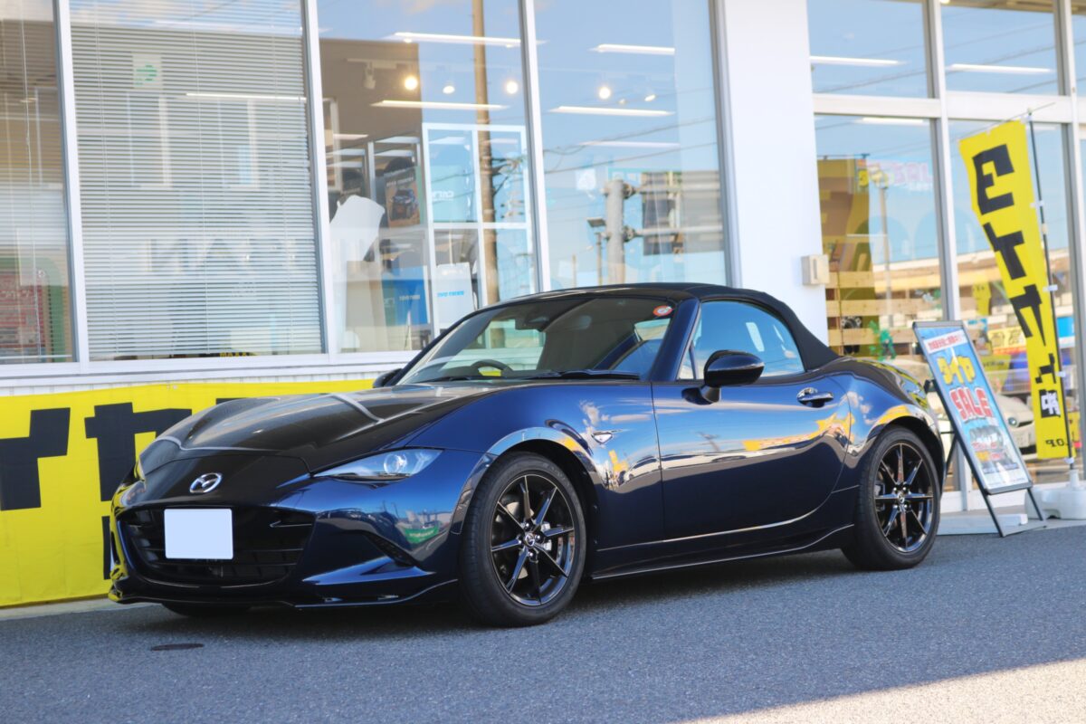 NDロードスターをテインのフレックスZでローダウン。推奨車高だと