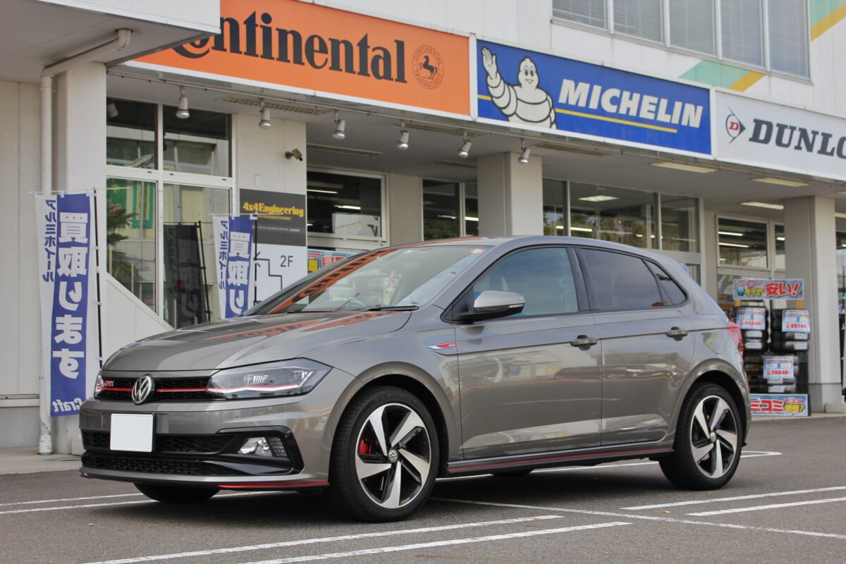 ポロGTI（AW）をローダウン！アイバッハのローダウンスプリングを装着