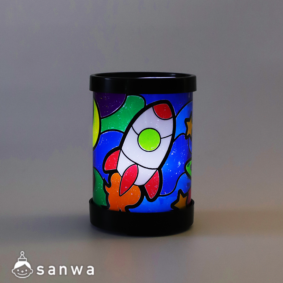 こするだけ】こすって簡単ステンド マルチカップ【簡単工作キット