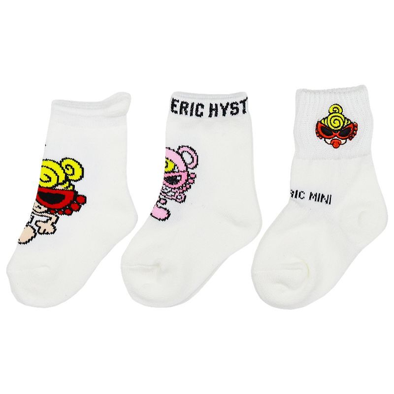 ☆HYS MINI BABY MINI MINILA TEDDY 3Pソックス 13182403 HYSTERIC