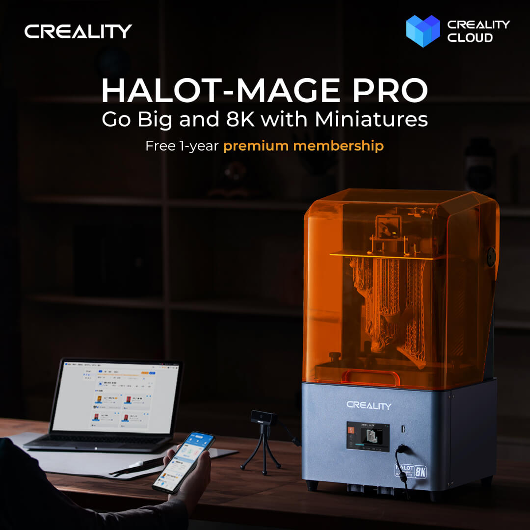 Creality 3D Printer | Halot Mage Pro VS Halot Mage | 8K Resin 3D