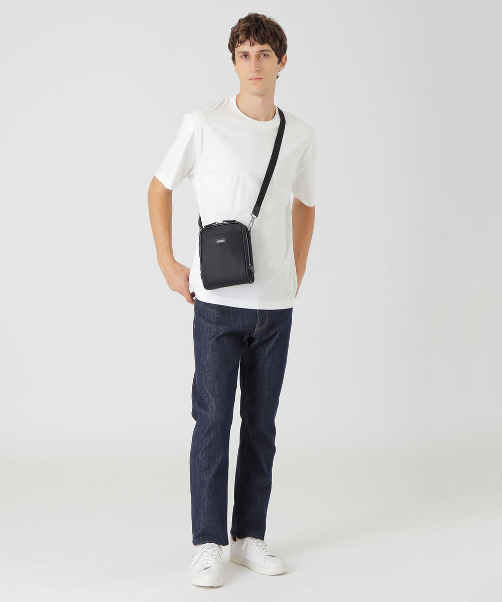 ナイロンコンビカルゼシャドークレストブリッジチェックビジネスミニ