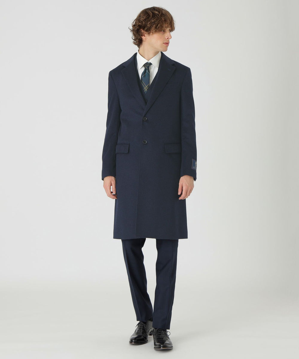 極美品/L】バーバリー チェスターコート アウター カシミヤ20% Aライン