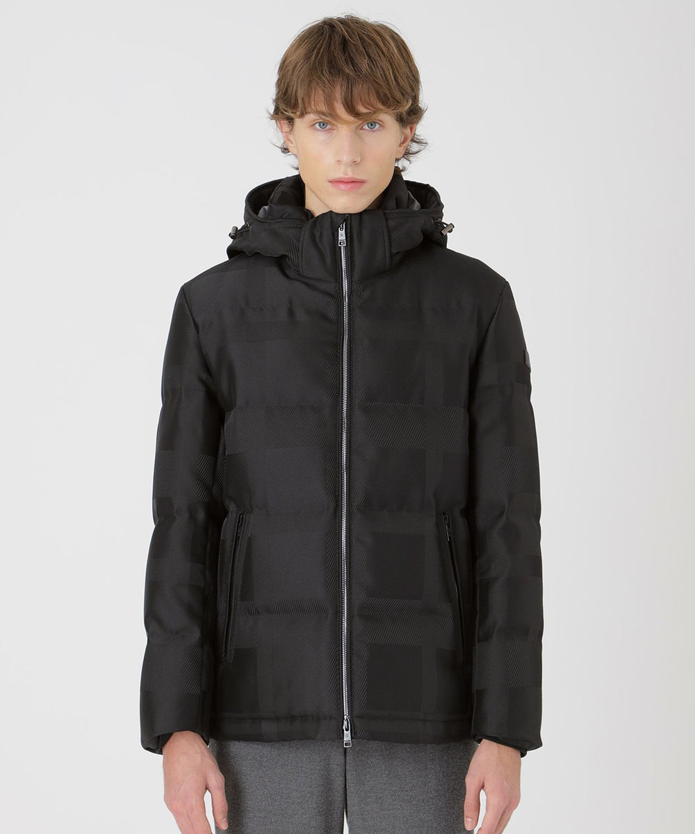 シャドーチェックカルゼダウン（ブルゾン）｜BLACK LABEL CRESTBRIDGE