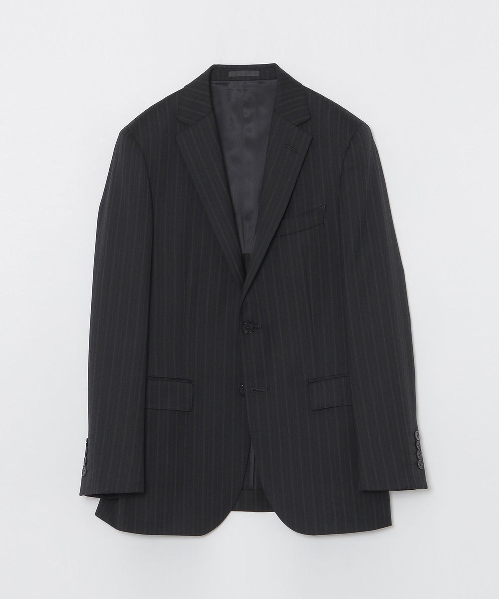 トーナルブルーシャドーブラックストライプスーツ（スーツ）｜BLACK