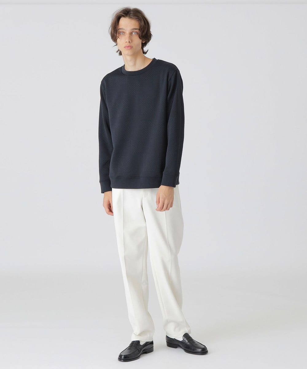 ダンボールツイルジャージーワイドトラウザーズ（カジュアルパンツ