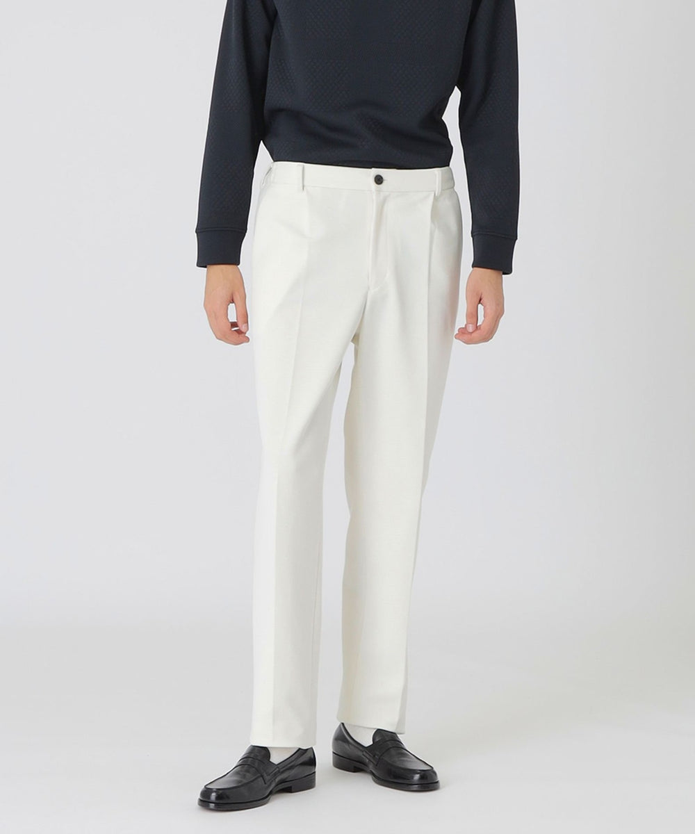 ダンボールツイルジャージーワイドトラウザーズ（カジュアルパンツ