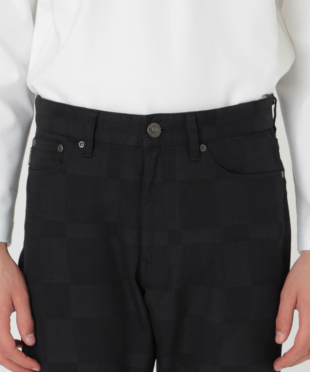 シャドーチェックブラックデニム（カジュアルパンツ）｜BLACK LABEL