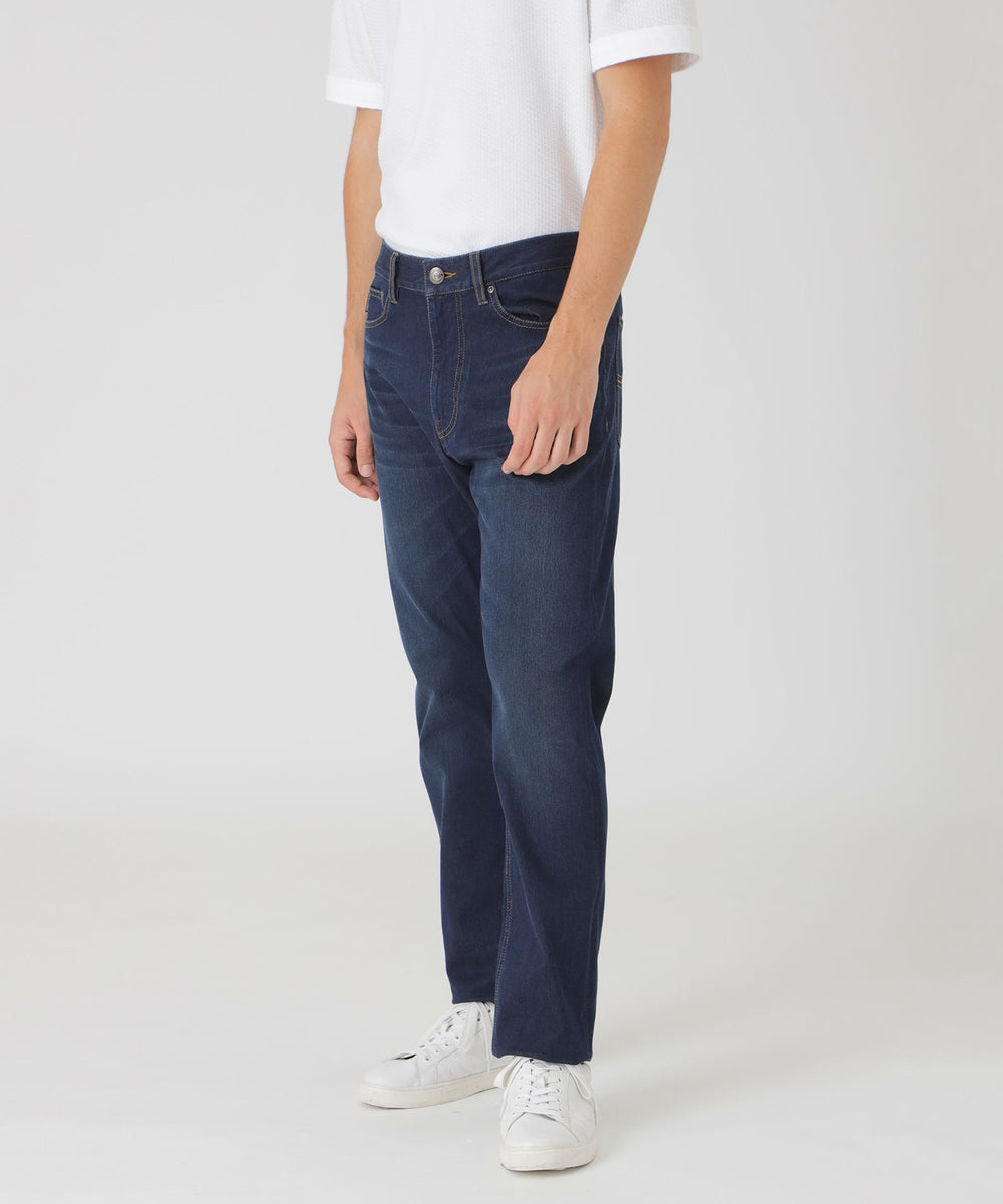 ワンダーシェイプウォッシュドデニムパンツ（カジュアルパンツ