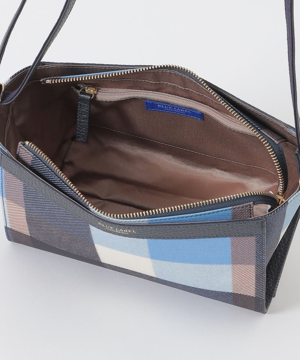 クレストブリッジチェックPVCミニショルダー（バッグ）｜BLUE LABEL