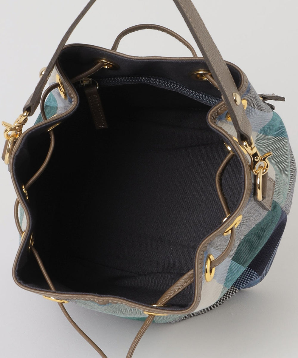 クレストブリッジチェックキャンバスコロン（バッグ）｜BLUE LABEL