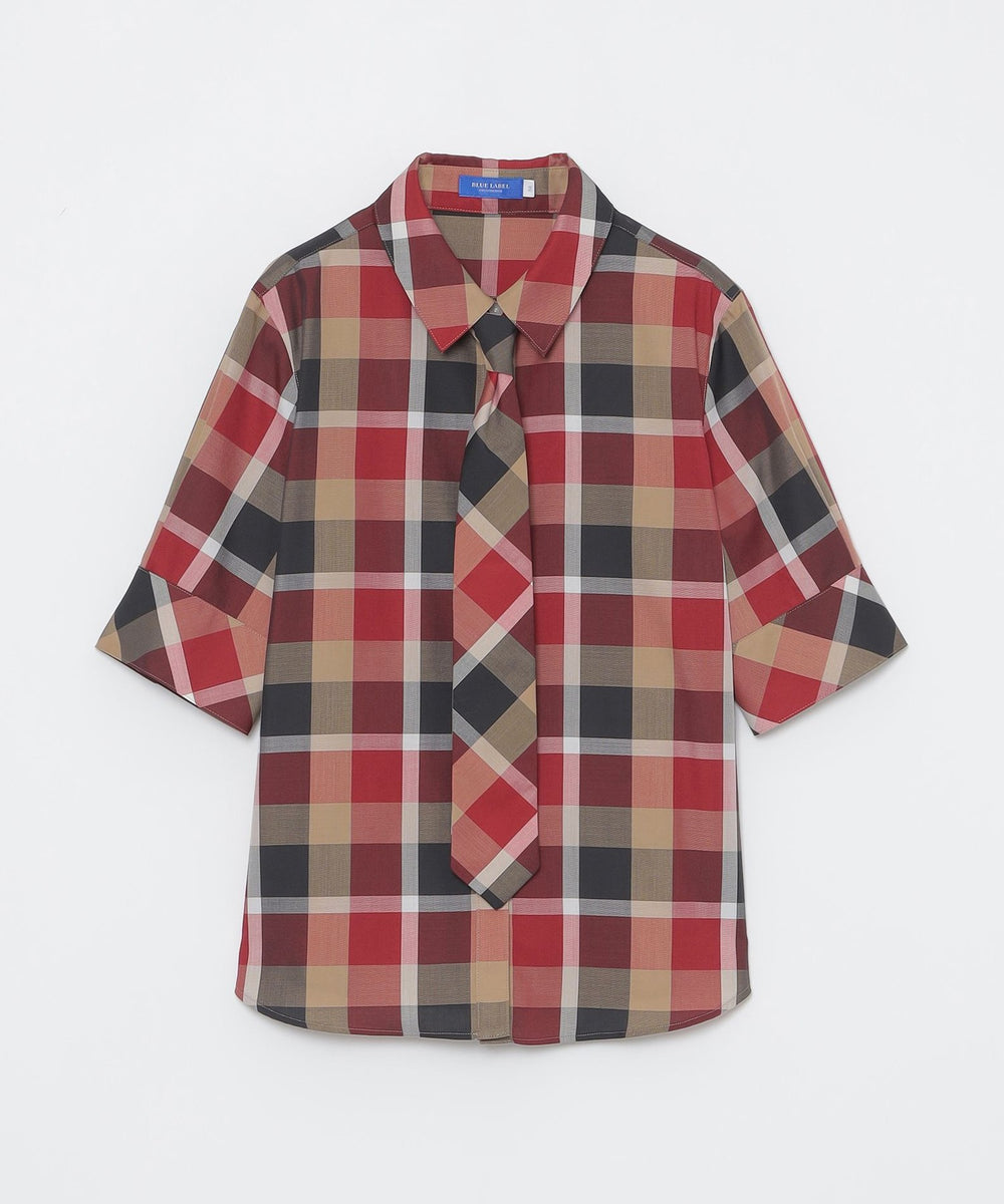 クレストブリッジチェックブラウス（ブラウス）｜BLUE LABEL