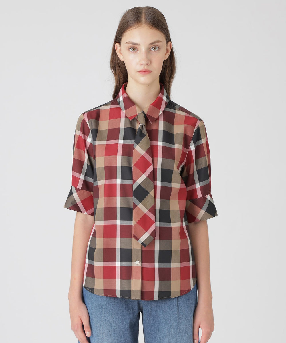 クレストブリッジチェックブラウス（ブラウス）｜BLUE LABEL