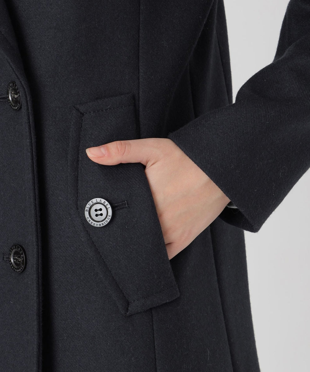 ツイルメルトンピーコート（コート）｜BLUE LABEL CRESTBRIDGE(ブルー